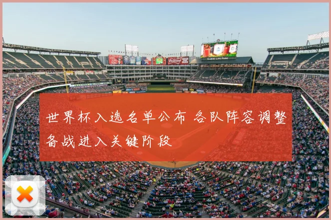 世界杯入选名单公布 各队阵容调整备战进入关键阶段